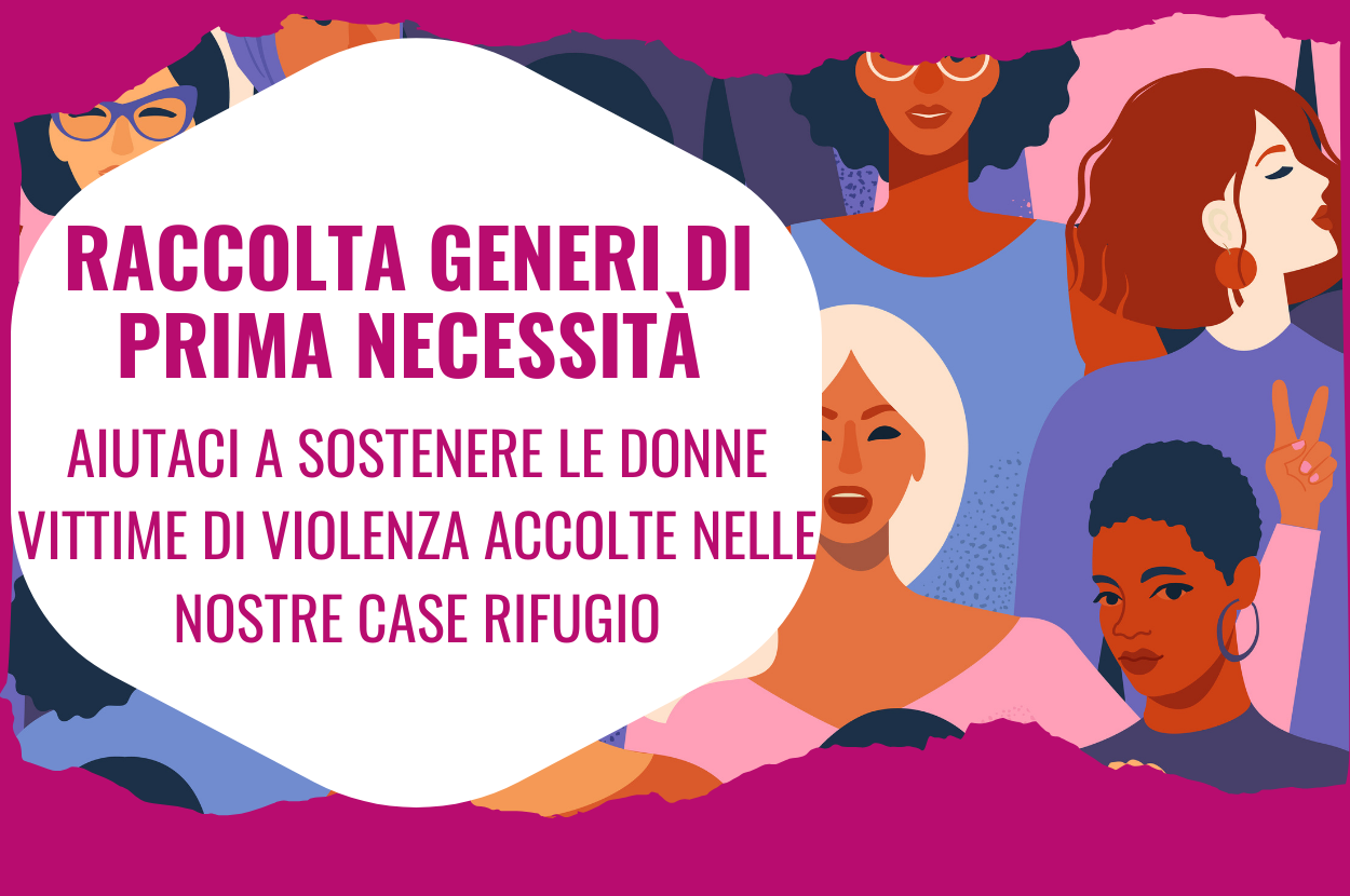 RACCOLTA ALIMENTARE PER LE DONNE  ACCOLTE IN CASA RIFUGIO